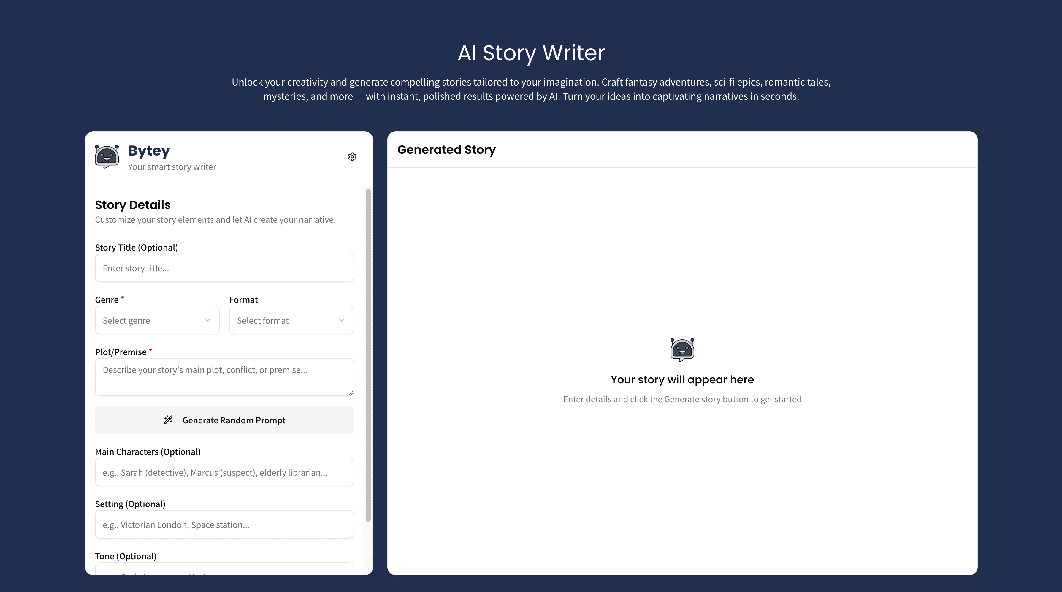 AI Story Writer